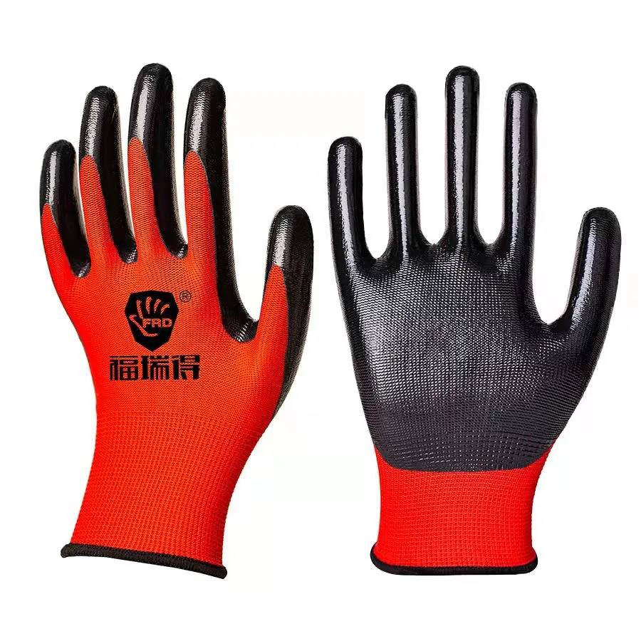 Textured Nitrile Coated Work Gloves